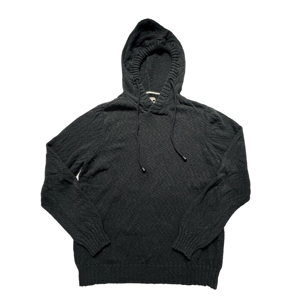Carbon 2 Cobalt Black Hoodie Pullover Knit Sweater Mens Sz XL 100% Cotton